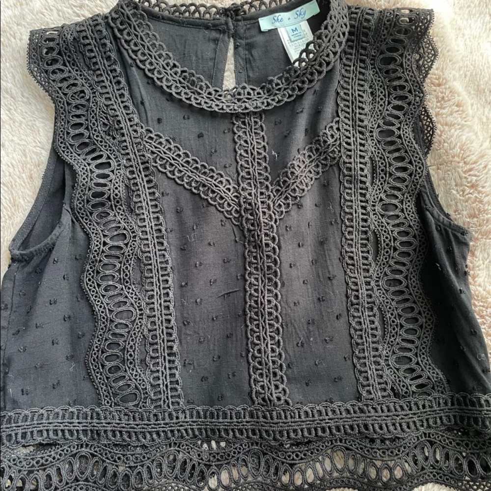She and Sky black top